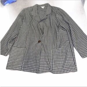 Laura Tyler Vintage women’s Plaid Blazer